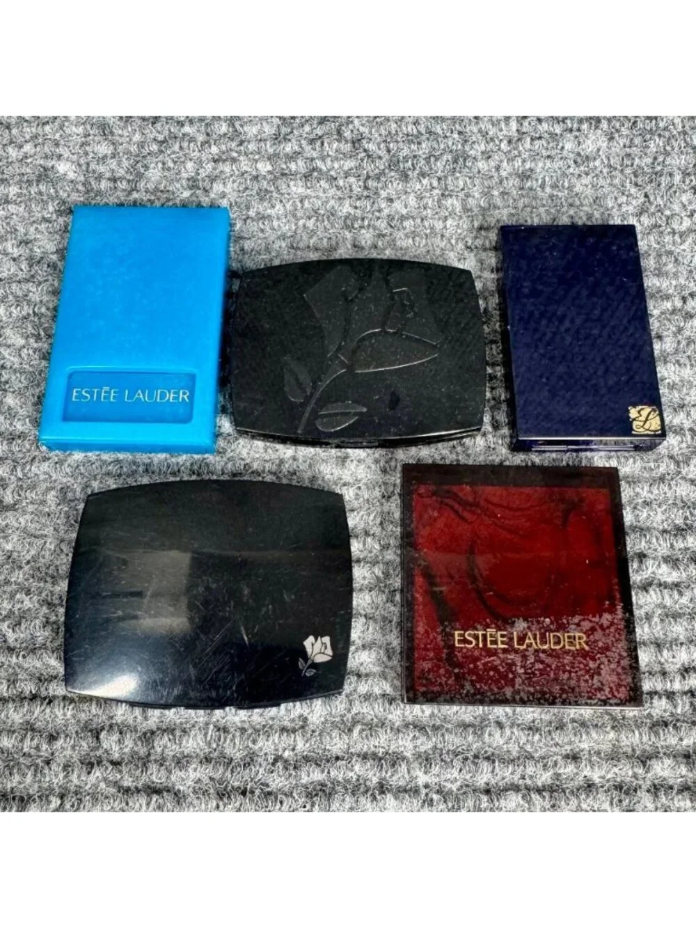 Estée Lauder & Lancôme Lot Blush Eyeshadow Travel Sample Size Bundle of 5 SKU23